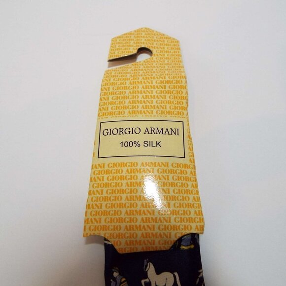 Giorgio Armani Silk Tie NWT - Picture 7 of 9